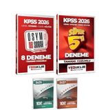 Yediiklim 2026 KPSS Genel Yetenek Genel Kültür ÖSYM Ne Sorar Süper 8+5 Deneme 2 li Set Anla Kazan Deneme
