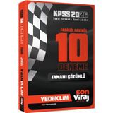 Yediiklim 2026 KPSS Genel Yetenek Genel Kültür Son Viraj 10 Deneme Fasikül Çözümlü Yediiklim Yayınları