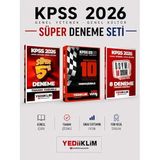 Yediiklim 2026 KPSS Genel Yetenek Genel Kültür Tamamı Çözümlü 23 lü Deneme Seti