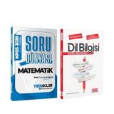 Yediiklim 2026 KPSS Genel Yetenek Matematik Soru Dünyası ve AKM Dil Bilgisi Soru Bankası Seti 2 Kitap