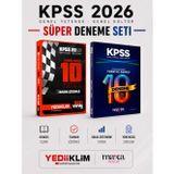 Yediiklim 2026 KPSS GK GY 10 Deneme & Marka KPSS Türkiye Geneli 10 Deneme Seti