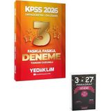 Yediiklim 2026 Kpss Lise Ortaöğretim Ön Lisans 3 Yıldız Deneme Fasikül Çözümlü+Anlakazan Paragraf