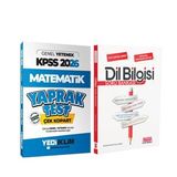 Yediiklim 2026 Kpss Matematik Çek Kopart Yaprak Test ve Akm Dil Bilgisi Soru Bankası Seti 2 Kitap