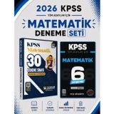 Yediiklim 2026 KPSS Matematik Deneme & KPSS Matematik 6 Deneme Evp Akademi Seti