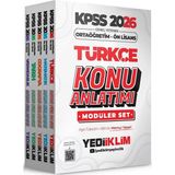 Yediiklim 2026 Kpss Ortaöğretim Ön Lisans Genel Yetenek Genel Kültür Konu Anlatımlı Modüler Set - 2025