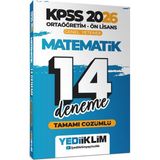 Yediiklim 2026 KPSS Ortaöğretim Ön Lisans Genel Yetenek Matematik Tamamı Çözümlü 14 Deneme