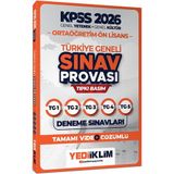 Yediiklim 2026 KPSS Ortaöğretim Ön Lisans GY-GK Türkiye Geneli Sınav Provası Tıpkı Basım Deneme Sınavları Tamamı Video Çözümlü