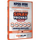 Yediiklim 2026 KPSS Ortaöğretim Ön Lisans GY GK Türkiye Geneli Sınav Provası Tıpkı Basım Deneme