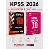 Yediiklim 2026 KPSS Son Viraj GK GY 10 Deneme & Pegem KPSS Çıkmış Sorular 10 Yıl Seti