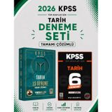Yediiklim 2026 KPSS Tarih 30 Deneme & KPSS Tarih 6 Deneme EVP Akademi Seti