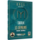 Yediiklim 2026 KPSS Tarih Kayı 15 Deneme Çözümlü - Cengiz Badur Yediiklim Yayınları