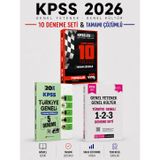 Yediiklim 2026 KPSS Tüm Dersler GKGY 10 Deneme & Pegem + Dizgi KPSS Türkiye Geneli Deneme Seti
