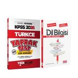 Yediiklim 2026 Kpss Türkçe Çek Kopart Yaprak Test ve Akm Dil Bilgisi Soru Bankası Seti 2 Kitap