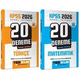 Yediiklim 2026 Kpss Türkçe + Matematik 20+20 Deneme 2 Li Set