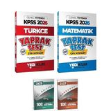 Yediiklim 2026 Kpss Türkçe + Matematik Yaprak Test 2 Li Set Anla Kazan Deneme