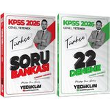 Yediiklim 2026 KPSS Türkçe Soru Bankası + 22 Deneme 2 li Set - Mustafa Onur Bozkuş