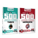 Yediiklim 2026 KPSS Türkçe ve Matematik Son Viraj Serisi Tamamı Video Çözümlü 500 Soruda Genel Tekrar Kamp Seti 2 Kitap