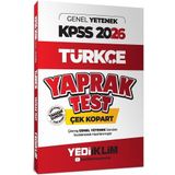 Yediiklim 2026 KPSS Türkçe Yaprak Test