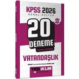 Yediiklim 2026 Kpss Vatandaşlık 20 Deneme Çözümlü