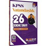 Yediiklim 2026 Kpss Vatandaşlık Atölye 26 Deneme Çözümlü - Yasin Yıldız Yediiklim Yayınları