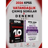 Yediiklim 2026 KPSS Vatandaşlık Çıkmış Sorular & KPSS Vatandaşlık 10 Deneme EVP Akademi Seti