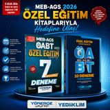 Yediiklim 2026 Meb-Ags Öabt Özel Eğitim Öğretmenliği 10 Deneme & Yönerge Öabt Özel Eğitim 7 Deneme Seti
