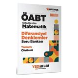 Yediiklim 2026 Öabt Meb-Ags Lise Ortaöğretim Matematik Diferansiyel Denklemler Soru Bankası Çözümlü