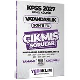 Yediiklim 2027 KPSS Genel Kültür Vatandaşlık Konularına Göre Tamamı Çözümlü Son 11 Yıl Çıkmış Sorular