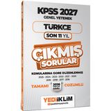 Yediiklim 2027 KPSS Genel Yetenek Türkçe Çıkmış Sorular
