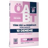 Yediiklim 2027 MEB AGS ÖABT Türk Dili ve Edebiyatı Öğretmenliği Tamamı Çözümlü 10 Deneme