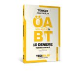 Yediiklim AGS ÖABT Türkçe Öğretmenliği Tamamı Çözümlü 10 Deneme Sınavı Yediiklim Yayınları