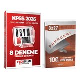 Yediiklim + Anla Kazan 2026 Kpss Ösym Ne Sorar Gygk 8 Fasikül + Paragraf Deneme 2 Li Set