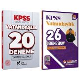Yediiklim + Deli Defteri 2026 KPSS Vatandaşlık Atölye 26+20 Deneme 2 li Set - Yasin Yıldız Yediiklim + Deli Defteri Yayı