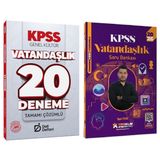 Yediiklim + Deli Defteri 2026 KPSS Vatandaşlık Atölye Soru Bankası + 20 Deneme 2 li Set - Yasin Yıldız Yediiklim + Deli Defteri Yayınları