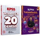 Yediiklim + Deli Defteri 2026 KPSS Vatandaşlık Atölye Soru Bankası + 20 Deneme 2 li Set - Yasin Yıldız Yediiklim + Deli