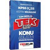 Yediiklim Kpss 2025 Pratik Eğitim Serisi Tüm Dersler Eğitim Bilimleri Tek Kitap Konu Anlatımı Soru Ilaveli - Option-1