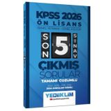 Yediiklim Kpss Ön Lisans Gy-Gk Son 5 Yıl Çıkmış Sorular