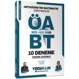 Yediiklim MEB AGS ÖABT 2026 Ortaöğretim Matematik Öğretmenliği Tamamı Çözümlü 10 Deneme