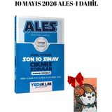Yediiklim Yayınları 10 Mayıs 2026 Ales-1 Dahil Ales Master Serisi Sözel Yetenek Tamamı Çözümlü Son 10 Sınav Çıkmış Sorular