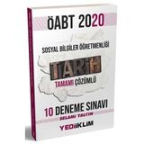 Yediiklim Yayınları 2020 ÖABT Sosyal Bilgiler Öğretmenliği Tarih Tamamı Çözümlü 10 Deneme Sınavı