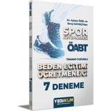 Yediiklim Yayınları 2021 ÖABT Spor Kütüphanesi Beden Eğitim Öğretmenliği Tamamı Çözümlü 7 Deneme