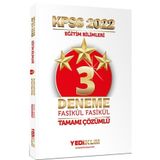 Yediiklim Yayınları 2022 KPSS Eğitim Bilimleri Tamamı Çözümlü 3 Yıldız Deneme