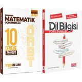 Yediiklim Yayınları 2022 KPSS Matematik Öğretmenliği 10 Deneme ve Dil Bilgisi Soru Bankası Seti 2 Kitap