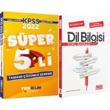 Yediiklim Yayınları 2022 KPSS Süper 5 Deneme ve Dil Bilgisi Soru Bankası Seti 2 Kitap