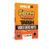 Yediiklim Yayınları 2023 KPSS Genel Kültür ÖSYM Ne Sorar Tarih Video Ders Notu
