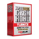 Yediiklim Yayınları 2023 KPSS Genel Yetenek Genel Kültür Konu Anlatımlı Modüler Set