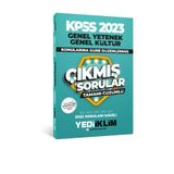 Yediiklim Yayınları 2023 KPSS Genel Yetenek Genel Kültür Konularına Göre Tamamı Çözümlü Çıkmış Sorular