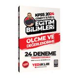 Yediiklim Yayınları 2024 KPSS Cüneyt İLTUŞ Eğitim Bilimleri Ölçme ve Değerlendirme Tamamı Çözümlü 24 Deneme