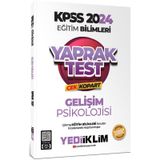 Yediiklim Yayınları - 2024 KPSS Eğitim Bilimleri Gelişim Psikolojisi Çek Kopart Yaprak Test