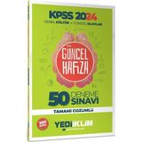 Yediiklim Yayınları 2024 KPSS Kültür Güncel Olaylar 50 Deneme Sınavı Tamamı Çözümlü Mesleki Hazırlık